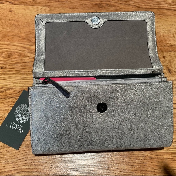 Vince Camuto Mosaic Fit Leather Crossbody Bag - Picture 10 of 14